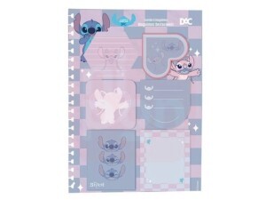 Acessório para caderno smart disney stitch com 6 bloquinhos dac