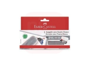 Apagador Faber Castell Para Quadro Branco Com Deposito 2 Pinceis