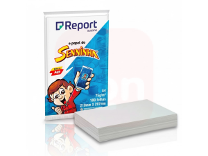 Papel Sulfite Report Senninha A4 75g 100 Folhas